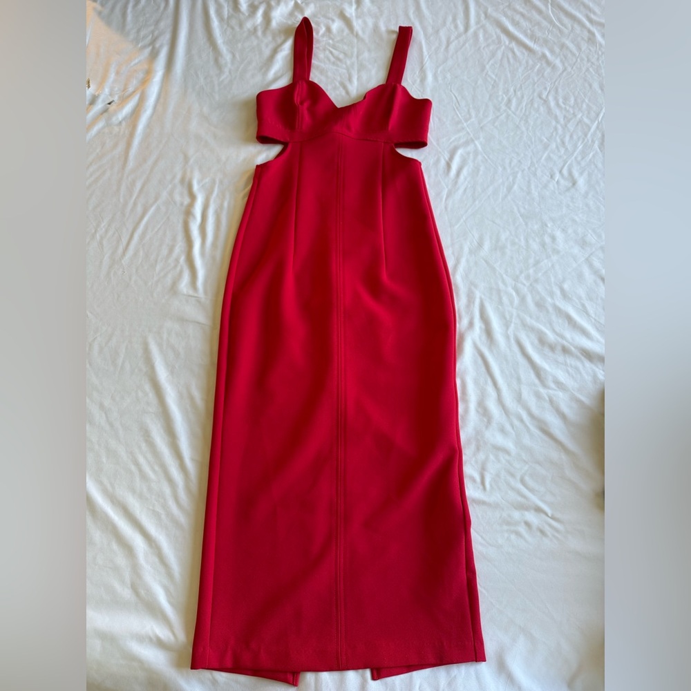 Zara Strapless Red Dress